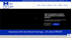 Desktop Screenshot of mayoinsuranceagency.com