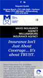 Mobile Screenshot of mayoinsuranceagency.com